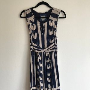 Maeve Cotton Ikat Dress, Size Small